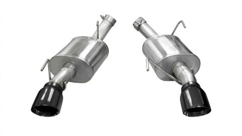 Corsa 2005-2010 Ford Mustang Shelby GT500 5.4L V8 Black Xtreme Axle-Back Exhaust