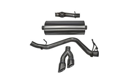 Corsa 14-19 GMC Sierra/Chevy Silv 1500 Reg. Cab/Std. Bed 5.3L V8 Polished Single Side CB Exhaust