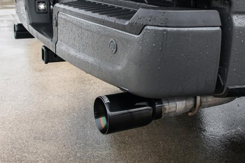Corsa 2021-2025 Ford F-150 Regular Cab/ 8in Bed 5.0L V8 Sport Cat-Back Dual Rear Exit-Black PVD