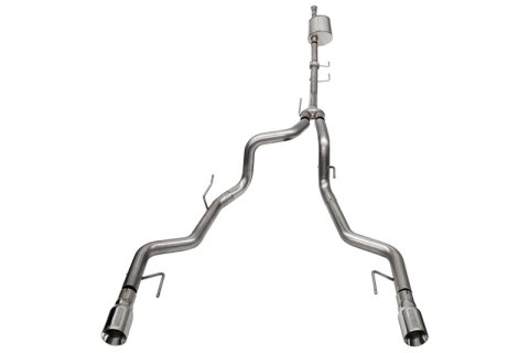 Corsa 2021-2025 Ford F-150 SuperCrew/5.5ft Bed 3.5L V6 Sport Cat-Back Dual Rear Exit-Polished
