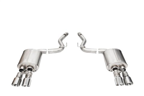 Corsa 2024+ Ford Mustang V8 5.0L 3in Axle-Back Exhaust System w/ Twin 4in Polished Pro-Series Tips