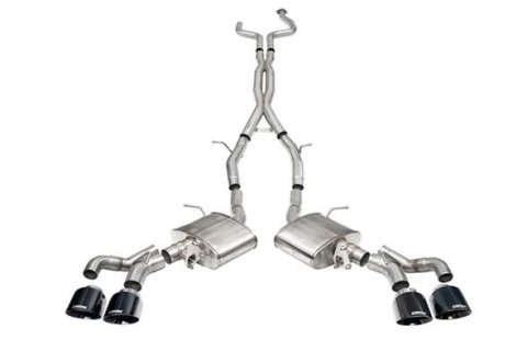 Corsa 2022-2025 Cadillac CT5-V Blackwing 3in. Cat-Back w/ Act. Exh. Dbl. X-Pipe Twin 4.5in. Tips