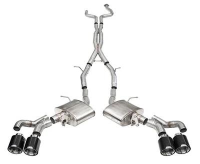 Corsa 2022-25 Cadillac CT5 V Blackwing 3in. Cat-Back w/ Act. Exh. - Dbl X-Pipe - Twin 4.5in. CF Tips