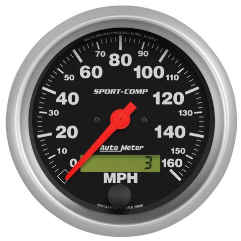 Autometer Sport-Comp 79-81 Camaro Dash Kit 6pc Tach / MPH / Fuel / Oil / WTMP / Volt