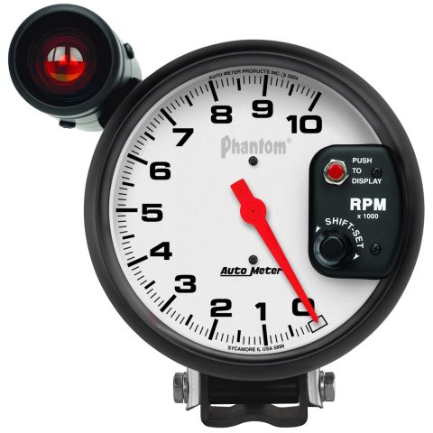 Autometer Phantom 5 inch 10000 RPM Shift-Lite Tach