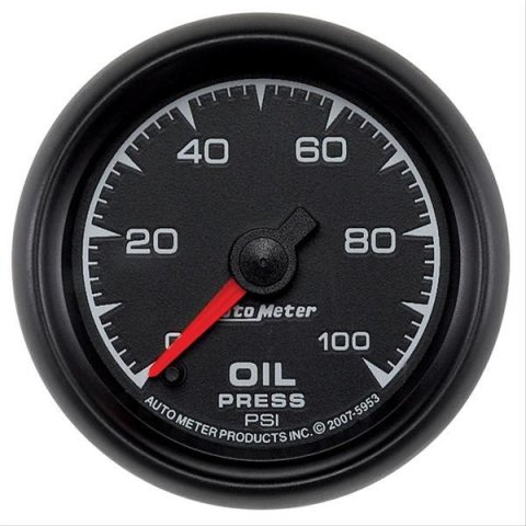 Autometer ES 52.4mm 0-100 PSI Oil Pressure Gauge