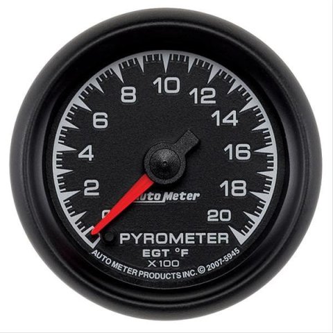 Autometer ES 52mm Full Sweep Electronic 0-2000 Degree F EGT/Pyrometer Gauge