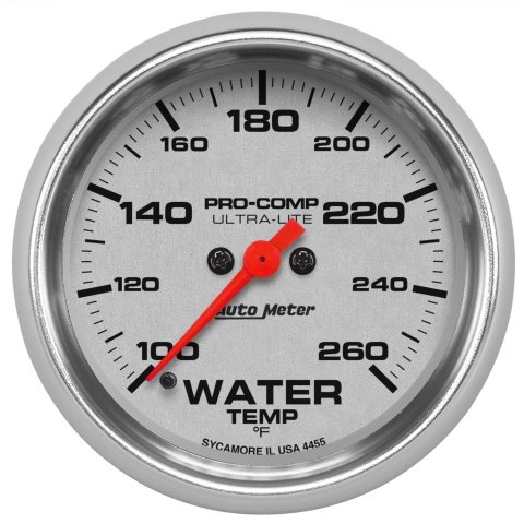 Autometer Ultra-Lite 2-5/8in 100-260F Water Temp Gauge - Digital Stepper Motor