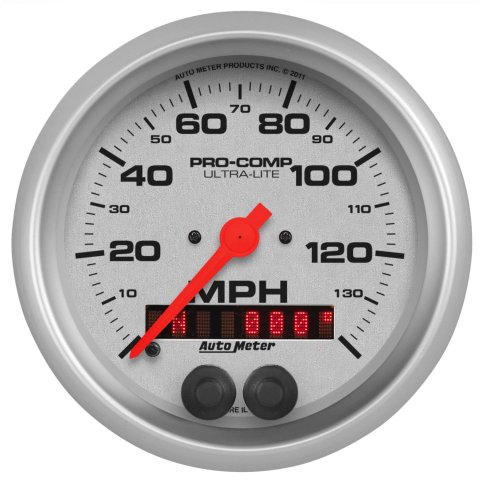 Autometer Ultra-Lite 3-3/8in 140MPH GPS Speedometer