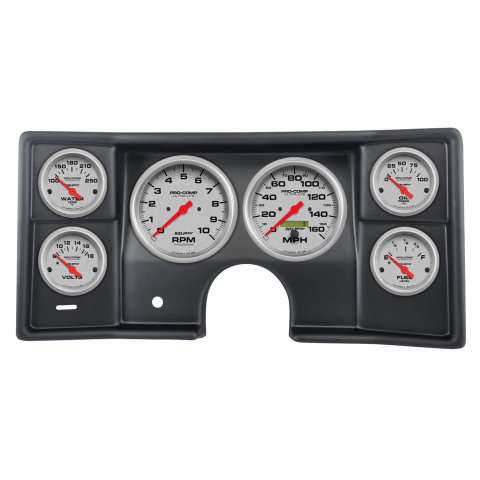 Autometer Ultra-Lite Direct Fit Dash Kit 78-81 Malibu / El Camino / Montecarlo (2 x 5in/4 x 2-5/8in)