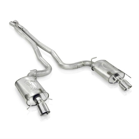 Stainless Works 09-15 Cadillac CTS-V Sedan 3in Catback System X-Pipe Turbo S-Tube Mufflers 4in Tips