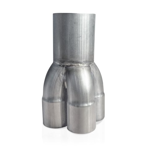 Stainless Works 2-1/2in Four-Way Short Merge Collector