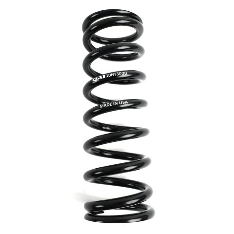 QA1 2-1/2in ID High Travel Spring - 10in Length x 300lbs/in - Black Powder Coated