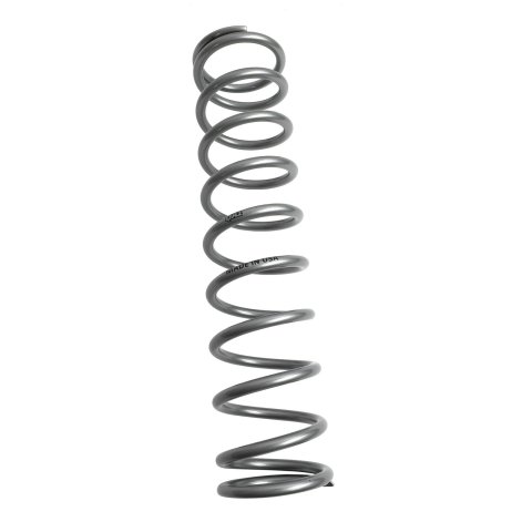 QA1 2-1/2in ID High Travel Spring - 12in Length x 80lbs/in - Silver Powder Coated