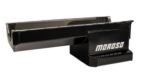 Moroso Chevrolet Big Block Gen 5/6/GM A Body Kicked Out Wet Sump 6qt 8in Steel Oil Pan