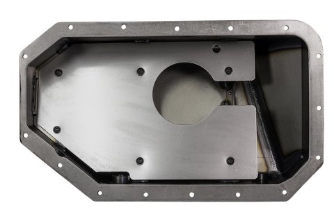 Moroso Acura/Honda K Series (Notched) Road Race Baffled Wet Sump Extra Capacity 5.5in Steel Oil Pan