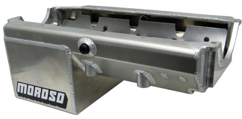 Moroso Dart/Rocket Small Block (w/Double Power Kick Outs) Wet Sump 8qt 8.5in Aluminum Oil Pan