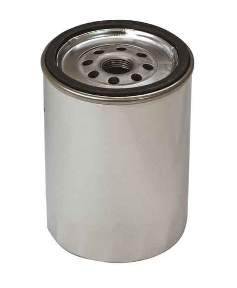 Moroso Chevrolet 13/16in Thread 5-1/4in Tall Oil Filter - Chrome