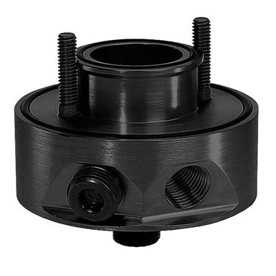 Moroso Chevrolet Small Block Oil Filter Adapter - Sandwich - Accumulator/External Pump