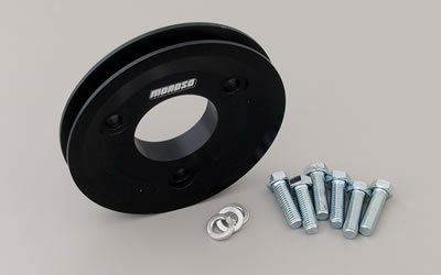 Moroso Chevrolet Big Block (w/Short Pump) Crankshaft Pulley - Single Groove - Billet Aluminum