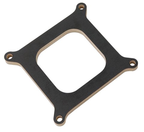 Moroso 4150/4160 Carburetor Spacer - Open Plenum - 1/2in - Wood