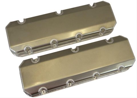 Moroso Brodix SR20/Dart Pro1 Valve Cover - 3in - No Logo - Exhaust & Intake Pockets - Alum - Pair