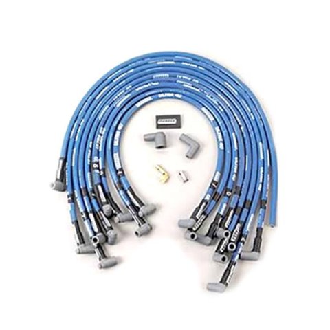 Moroso Chevrolet Big Block Ignition Wire Set - Ultra 40 - Sleeved - HEI - 90 Degree - Blue