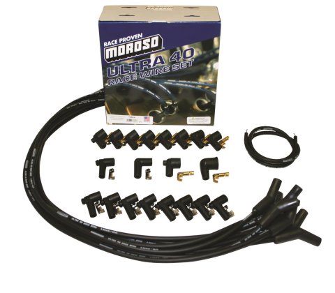 Moroso Universal Ignition Wire Set - Ultra 40 - Unsleeved - 135 Degree - Black