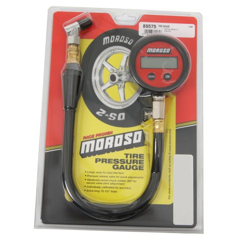 Moroso Tire Pressure Gauge 0-60psi - Digital Backlit