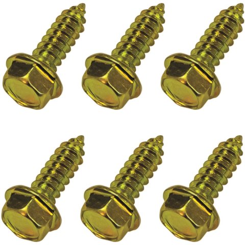 Moroso Wheel Rim Screws - Grade 8 Steel - Gold Iridite Finish - 35 Pack