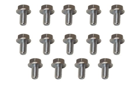 Moroso GM Powerglide Stamped Steel Transmission Pan Bolts - Set of 14