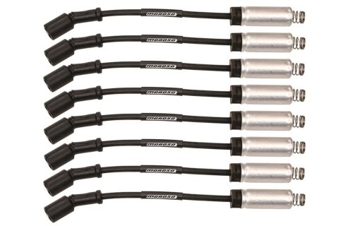 Moroso BBC w/LS Coils Ultra 40 Wire Set - Black (For 72401 Coil Brackets w/GM Cast 632 Covers)