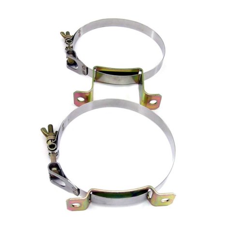 Nitrous Express Stainless Steel Bottle Brackets for 12lb Composite Bottles
