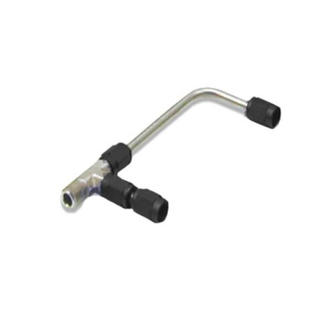 Nitrous Express 4500 Gemini SS Solenoid to Plate Connectors (New Style) - Black