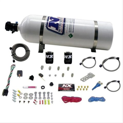 Nitrous Express GM EFI Race Single Nozzle Nitrous Kit (100-250HP) w/15lb Bottle