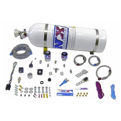 Nitrous Express Universal Nitrous Kit for EFI (All Single Nozzle Application) w/15lb Bottle