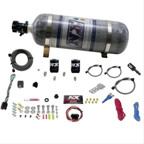 Nitrous Express Dodge Hemi/SRT8 Single Nozzle Fly By Wire Nitrous Kit (35-150HP) w/Composite Bottle
