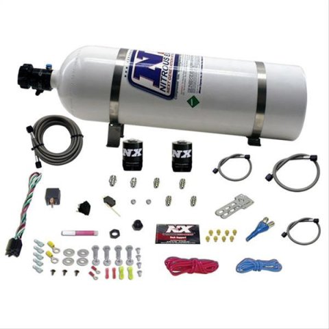 Nitrous Express All GM EFI Single Nozzle Nitrous Kit (35-150HP) w/15lb Bottle