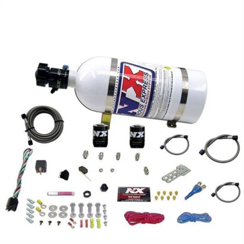 Nitrous Express All Ford EFI Single Nozzle Nitrous Kit (35-150HP) w/10lb Bottle
