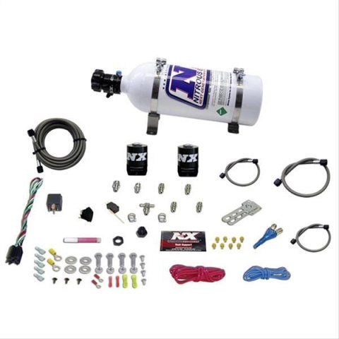 Nitrous Express All Sport Compact EFI Single Nozzle Nitrous Kit (35-50-75HP) w/5lb Bottle