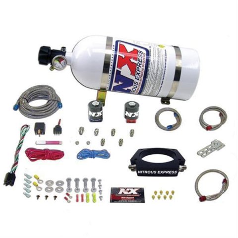 Nitrous Express GM LS 102mm Nitrous Plate Kit (50-400HP) w/10lb Bottle