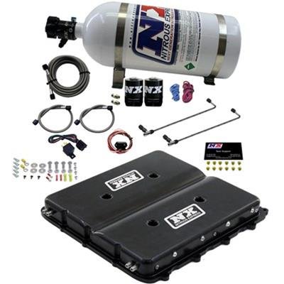 Nitrous Express Nitrous Kit w/Billet LT4 Supercharger Lid w/15lb Bottle