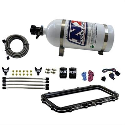 Nitrous Express Holley High Ram Plenum Nitrous Plate Kit w/10lb Bottle