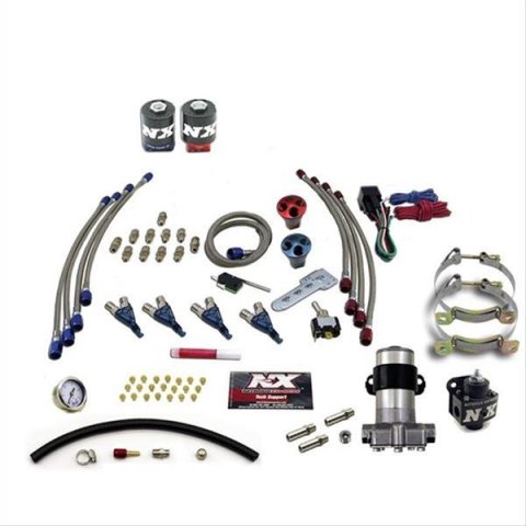 Nitrous Express 4 Cyl Piranha Nitrous Kit (Pro-Mod) w/o Bottle