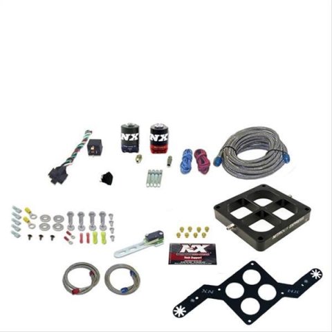 Nitrous Express Dominator Single Entry Billet Crossbar Pro-Power Nitrous Kit (100-500HP) w/o Bottle