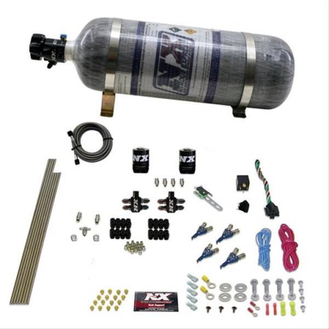 Nitrous Express 4 Cyl Gasoline EFI Nitrous Kit (50-250HP) w/Composite Bottle
