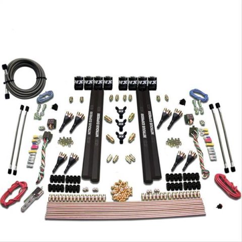 Nitrous Express SX2 Dual Stage 8 Solenoid /Gasoline Nitrous Kit (200-1200HP) w/o Bottle