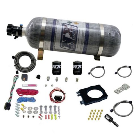 Nitrous Express 90mm Hemi Plate System (50-400hp) w/12lb Bottle