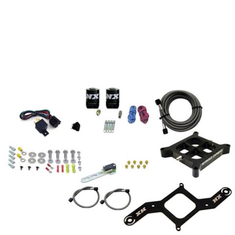 Nitrous Express Dry Dual Stage Billet Crossbar Plate System 100-1000hp (4150 Flange) w/o Bottle