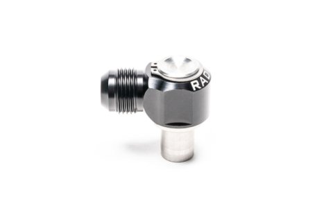 Radium Engineering KA24DE Valve Cover Intake 10AN Male Press-Fit Fitting